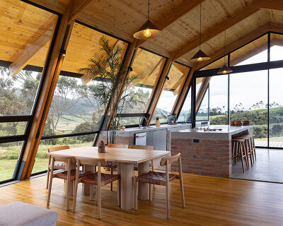 la miradora house by taller general opens to volcano views in machachi, ecuador