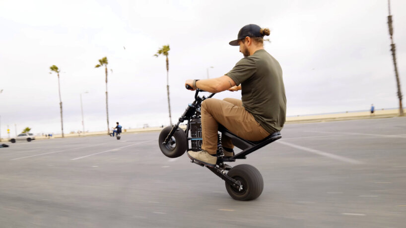 electric fun bike wheelie