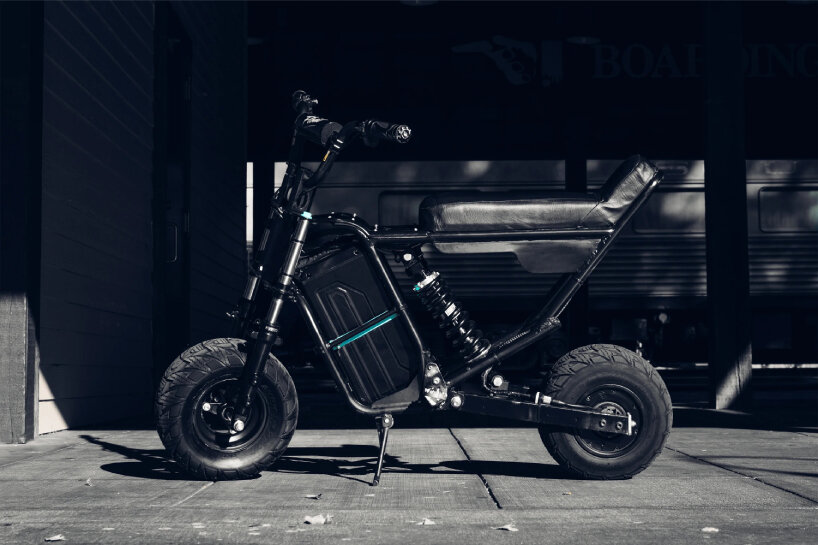 the electric motor produces peak power above 5,000 watts