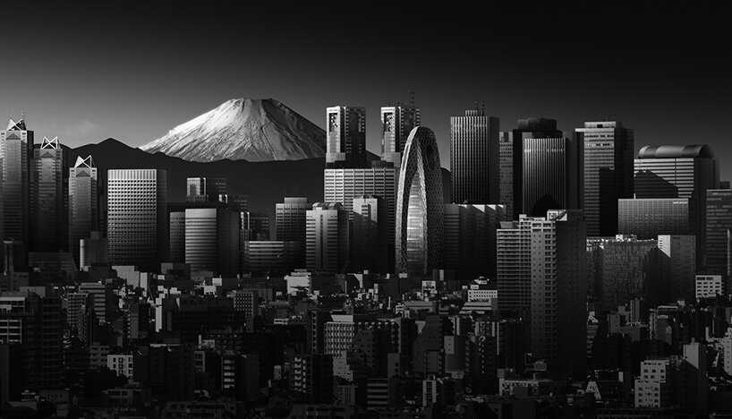 Vertical City, Silent Peak by Shuchuan Liu, winner in Black and White