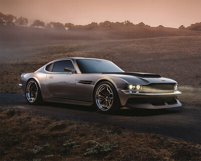 ringbrothers sculpts aston martin restomod with carbon fiber and 3D-printed stainless steel