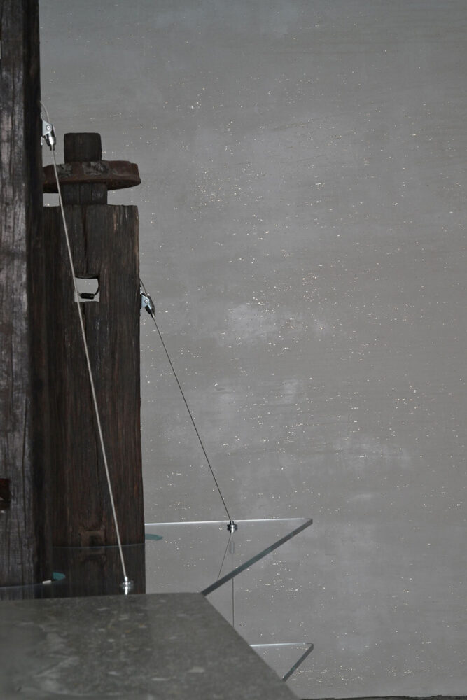 glass bar counter detail | image by Xu Xiaodon