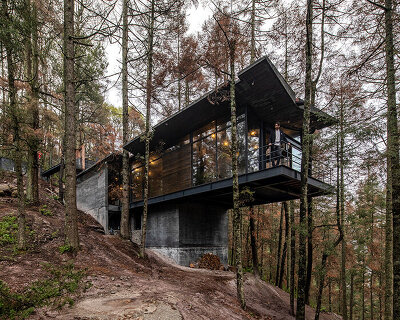 casa oruç by saavedra arquitectos connects elevated living with mexico's nature