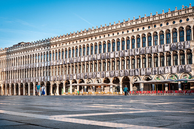 the installations trace how stories of movement intersect with creativity | image by LungoLinea Studio