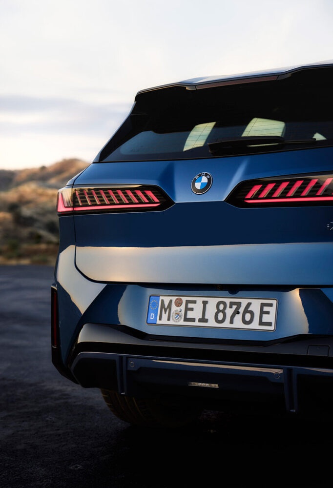 the rear end also cuts a powerful and athletic figure