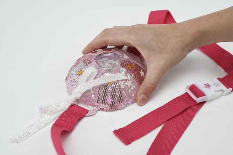 view of the pink customized organ