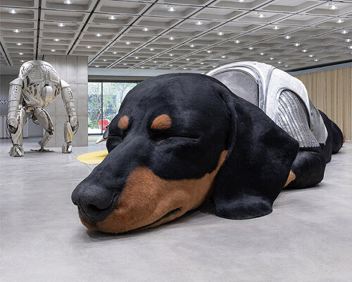 gentle monster’s haus nowhere opens in seoul with giant breathing dachshund installation