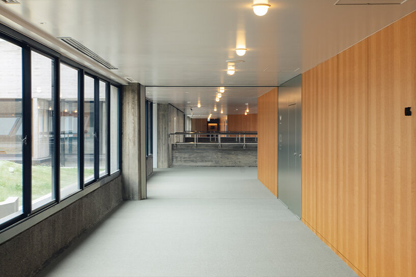 the revitalization design by MARU。architecture pays deep homage to Sakakura's original vision