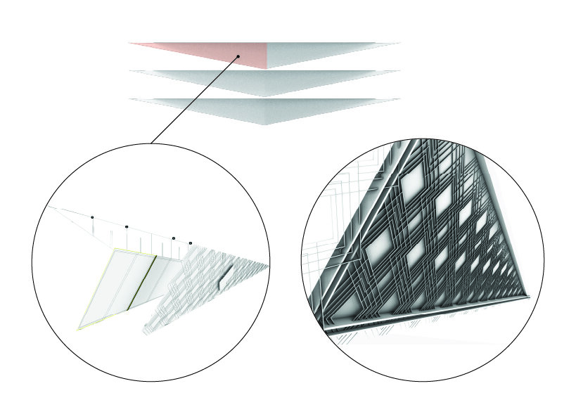 design analysis showcasing diplomatic facade patterns and structural studies