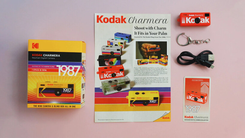 kodak's digital 'charmera' with keychain revives retro