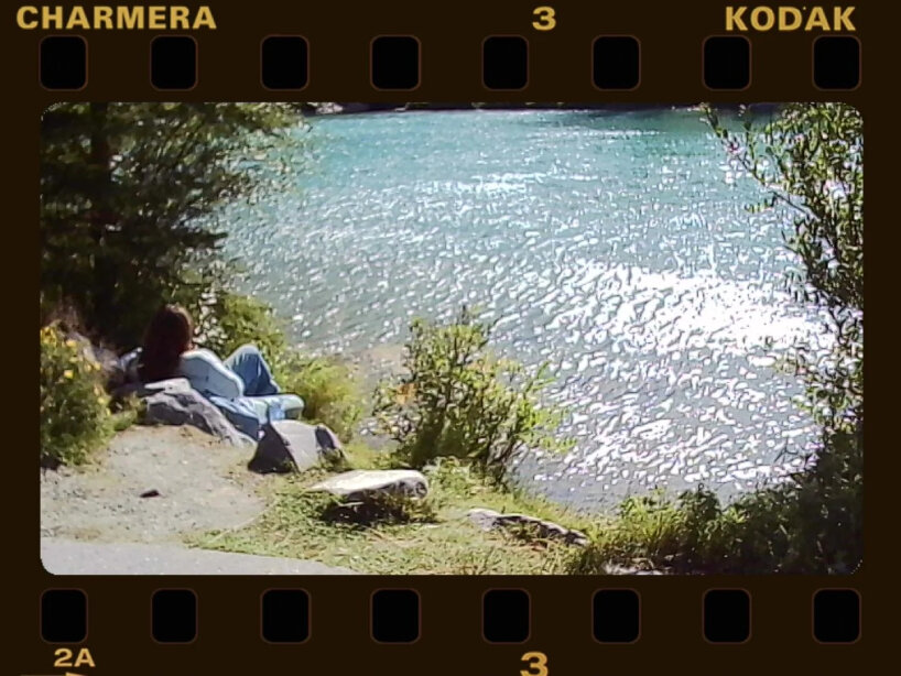 view of the negative film frame