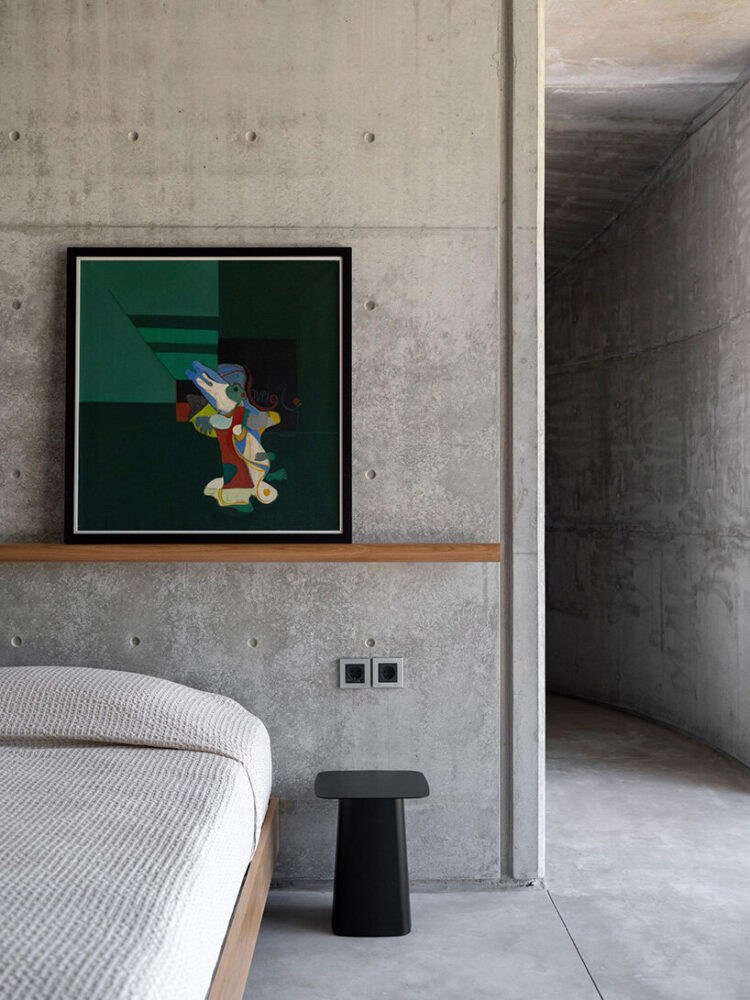 concrete is softened and made specific through artisanal processes