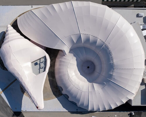 Il Padiglione a Spirale Ispirato all'Ammonite per Expo 2025 Osaka