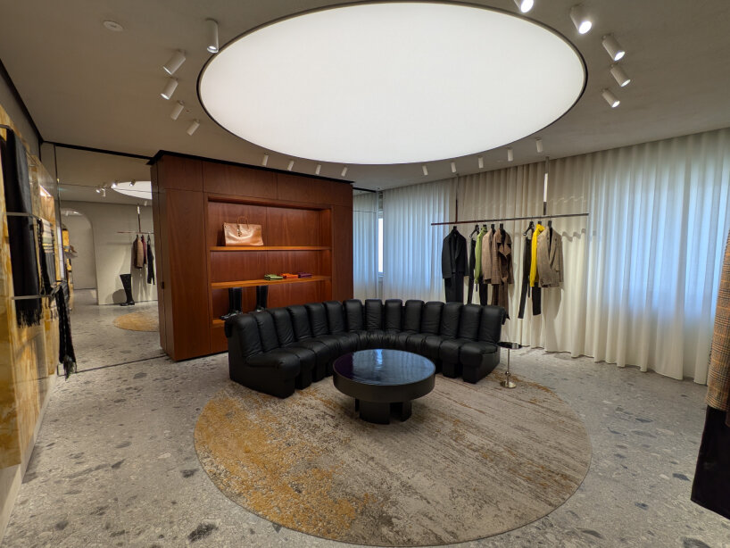 view inside the store | image © designboom