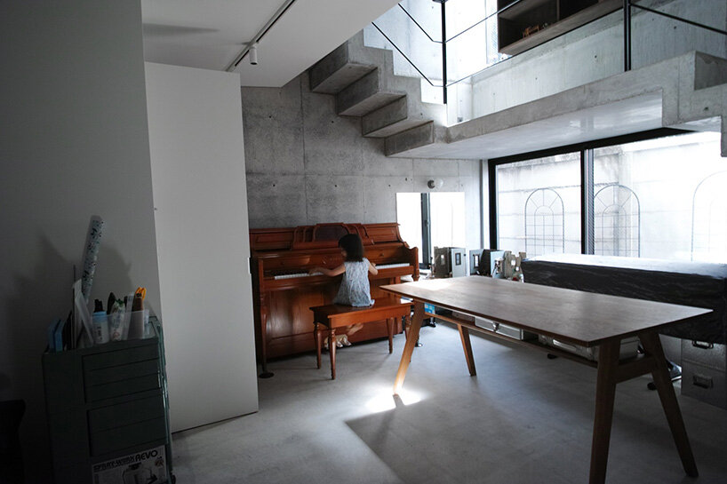 sunlight lends a gentle warmth to otherwise stark surfaces