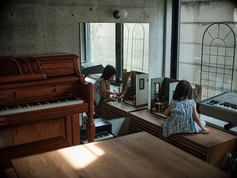 the lighting alters in brightness and hue with the weather outside