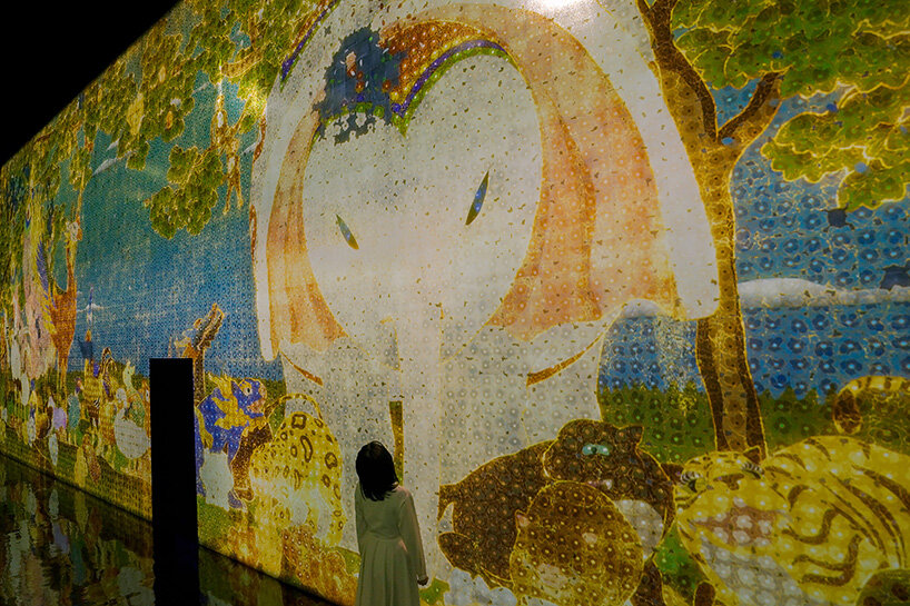 teamLab, Nirvana: Fleeting Flower Shimmering Light, 2024, from the series Nirvana, 2013-, Interactive Installation