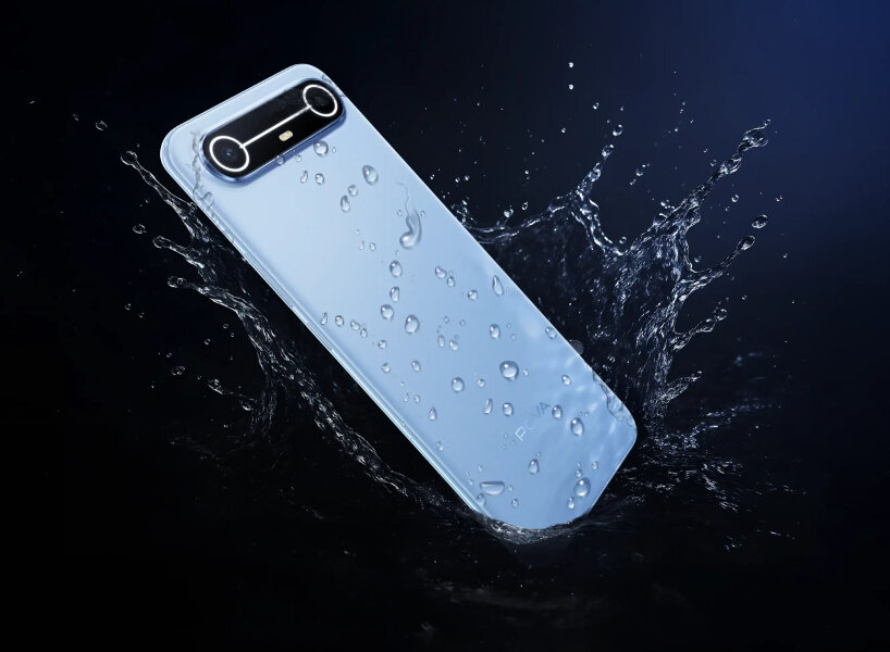 the device is waterproof and has passed the military-grade shock resistance test