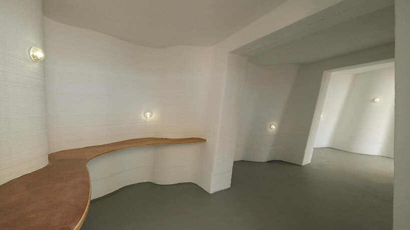 integrated table and lighting of the living room | image by ©Huaer Lin