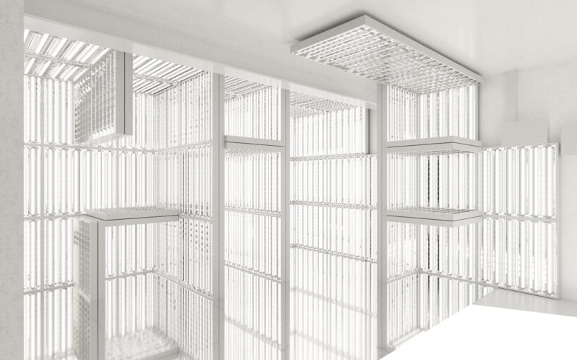 light functions simultaneously as sculptural material and architectural instrument