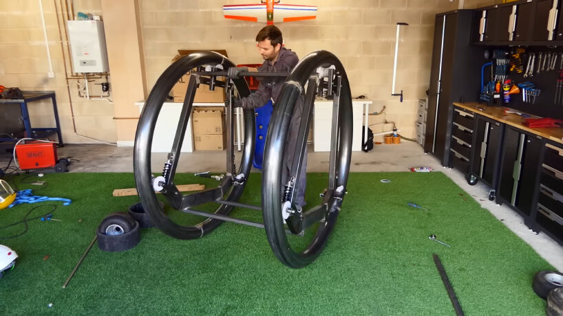 diwheel bike moving rings