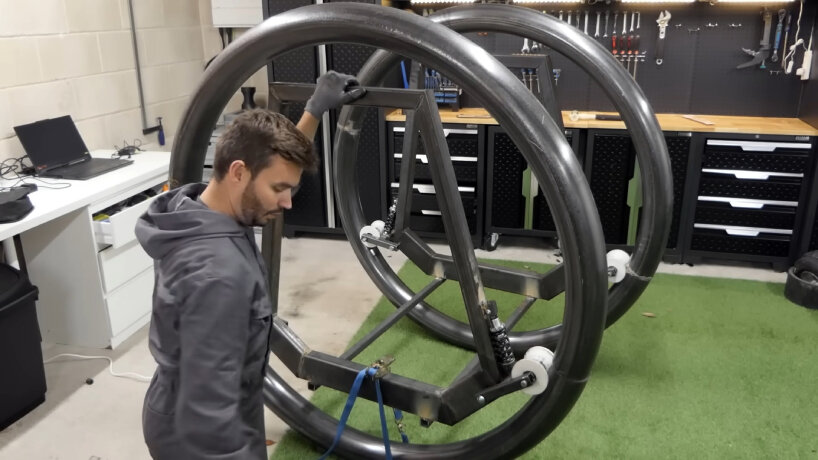 diwheel bike moving rings