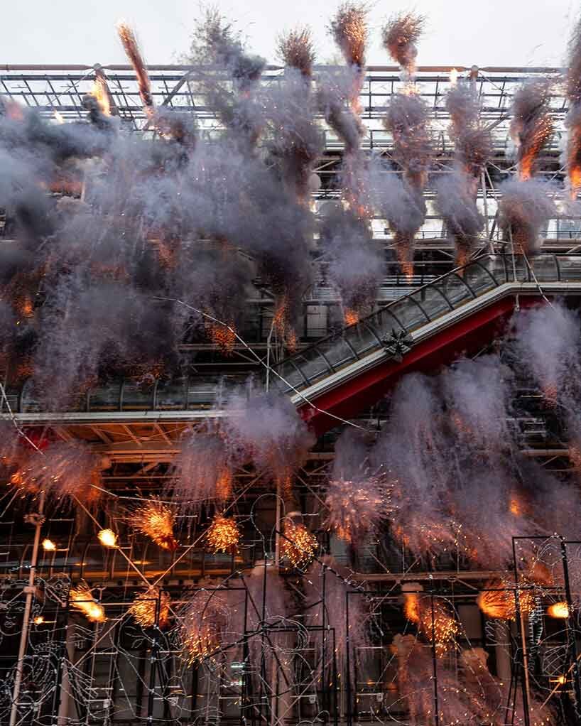 centre pompidou fireworks