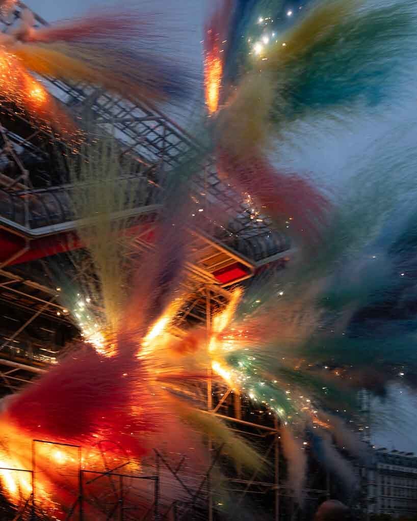centre pompidou fireworks