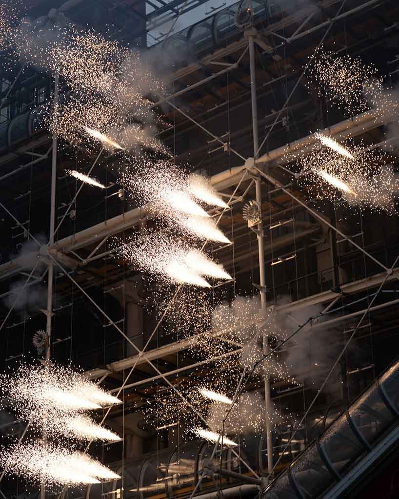 centre pompidou fireworks