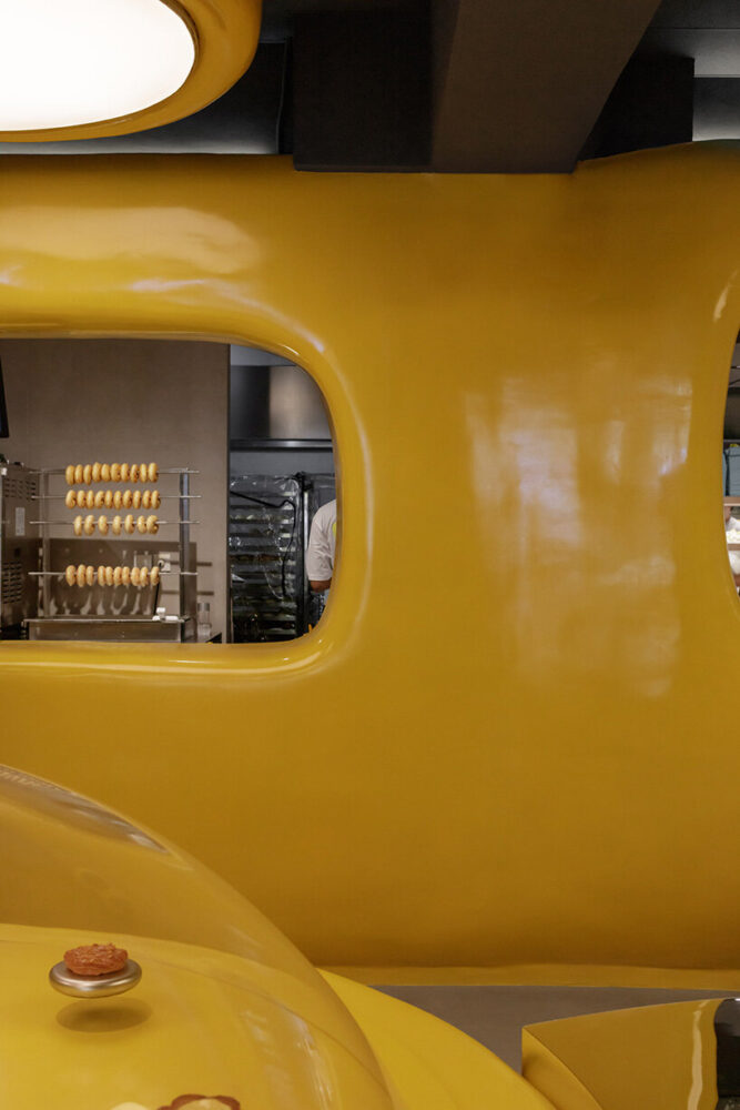 glossy finishes reflect light in soft gradients