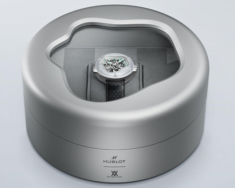 daniel arsham hublot wristwatch