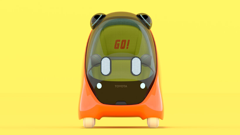 the roof has 'ears' for a playful look