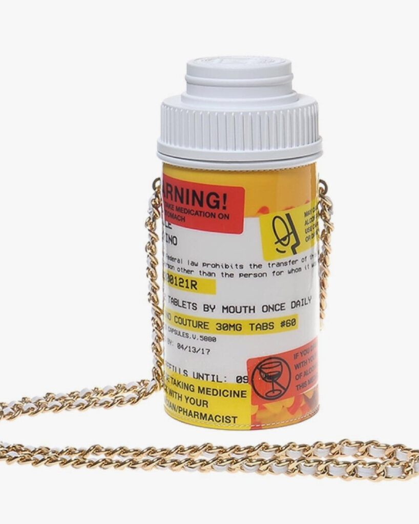 Moschino's invite for its SS17 show was through a pill bottle 
