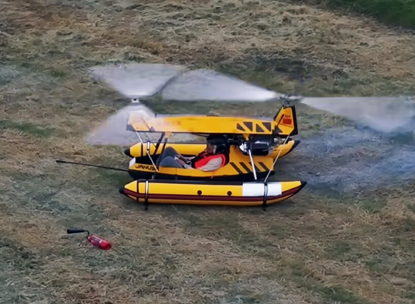 foldable flying suitcase VTOL