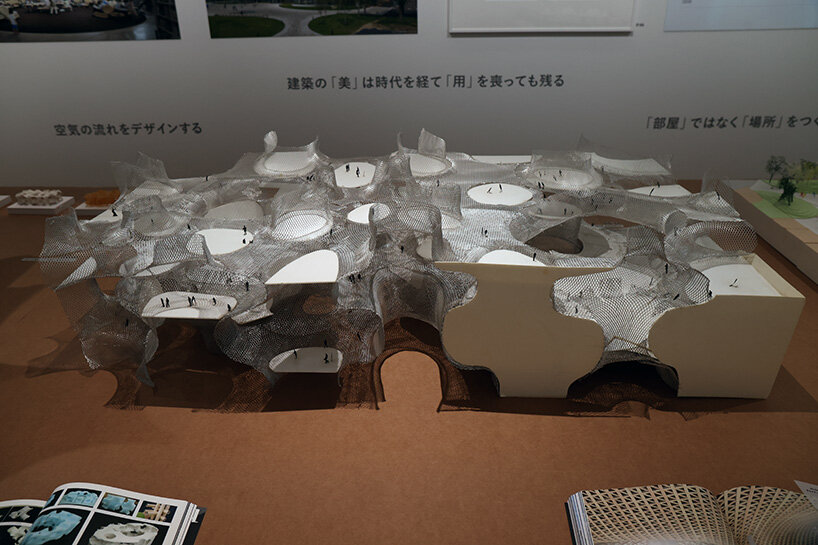 model of Taichung Metropolitan Opera House by Toyo Ito  | image © designboom