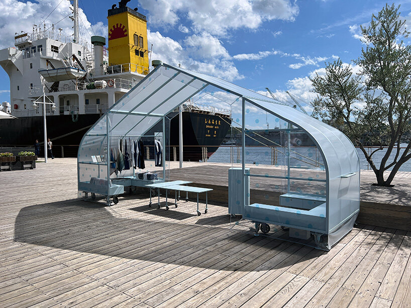 Kiosk by Hideyuki Nakayama, Onomichi U2 | image © designboom