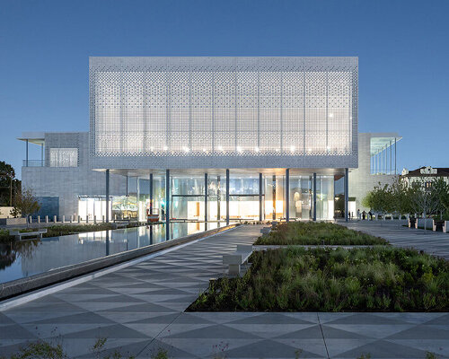 farshid moussavi shapes houston’s luminous ismaili centre with perforated screens