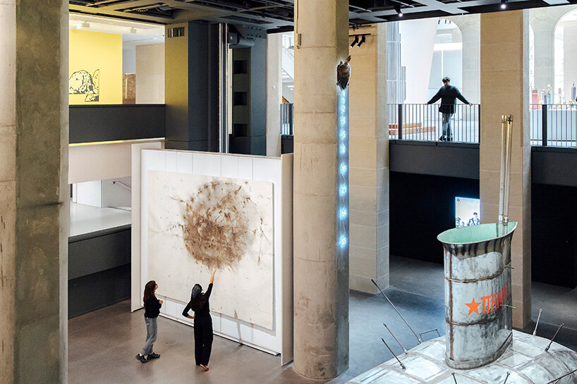 works by Cai Quo-Qiang, Mario Merz, Panamarenko | image © Cyril Marcilhacy