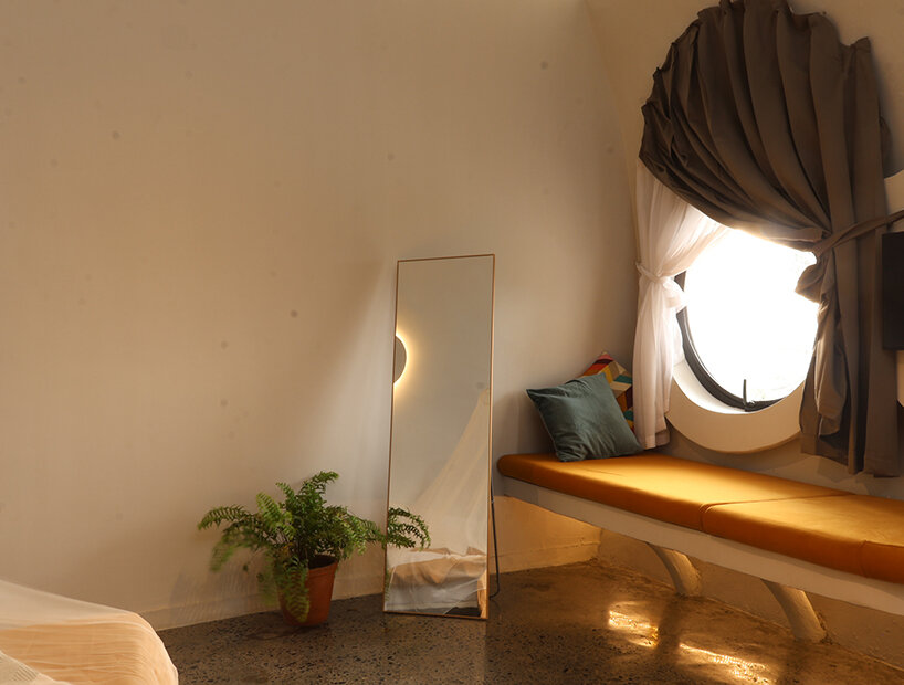 sculpted ferrocement interiors