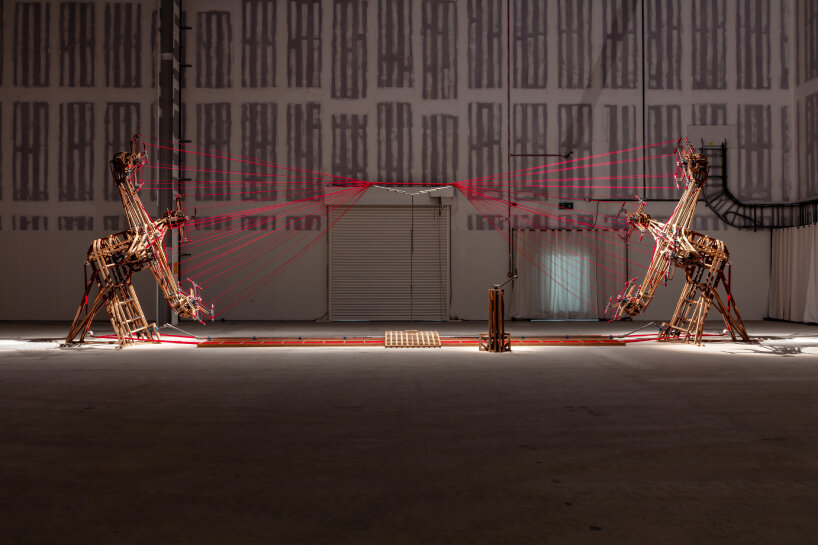 view of Ode to the Difference Engine (2007) at Here East in London