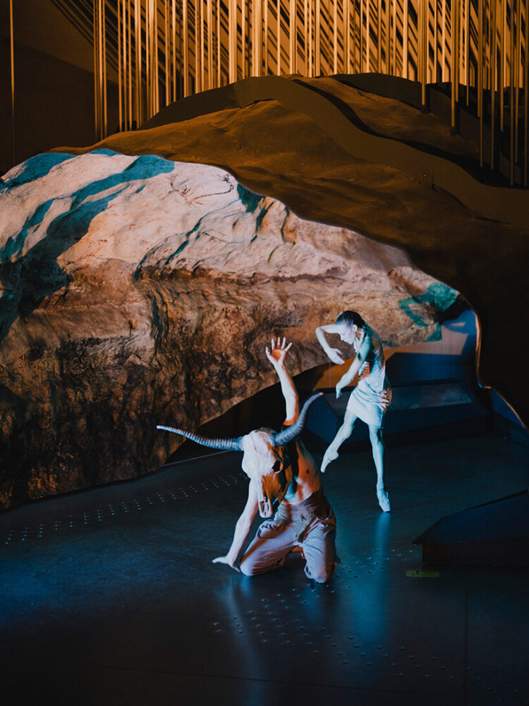 the work explores mortality, continuity, and the fragile threads of cultural memory