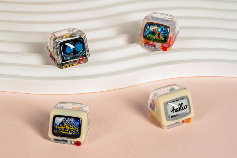 transparent retro TV keycaps