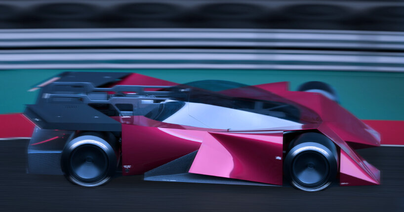 the body panels are shaped to direct air efficiently