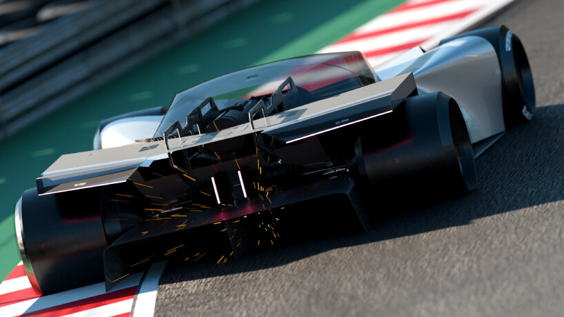 rear view of the vehicle