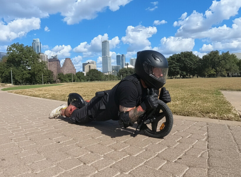 wearable electric motorcycle suit