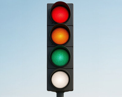 engineers say adding fourth color to stoplights can help self-driving cars move around traffic
