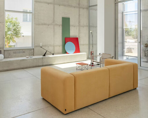 vertical cuts split monolithic ‘cube within a cube’ suburban residence in cyprus