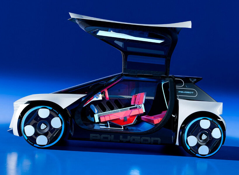 compact concept car polygon 