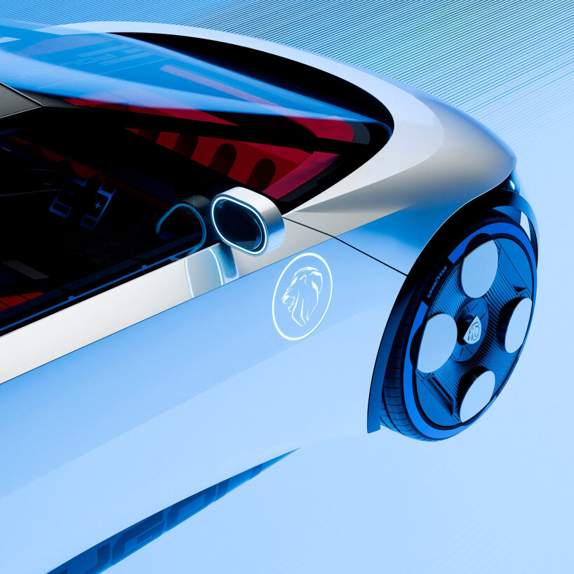 side view of the vehicle