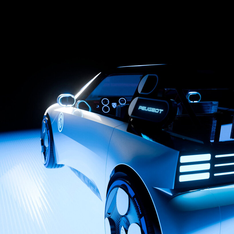 rear view of the vehicle